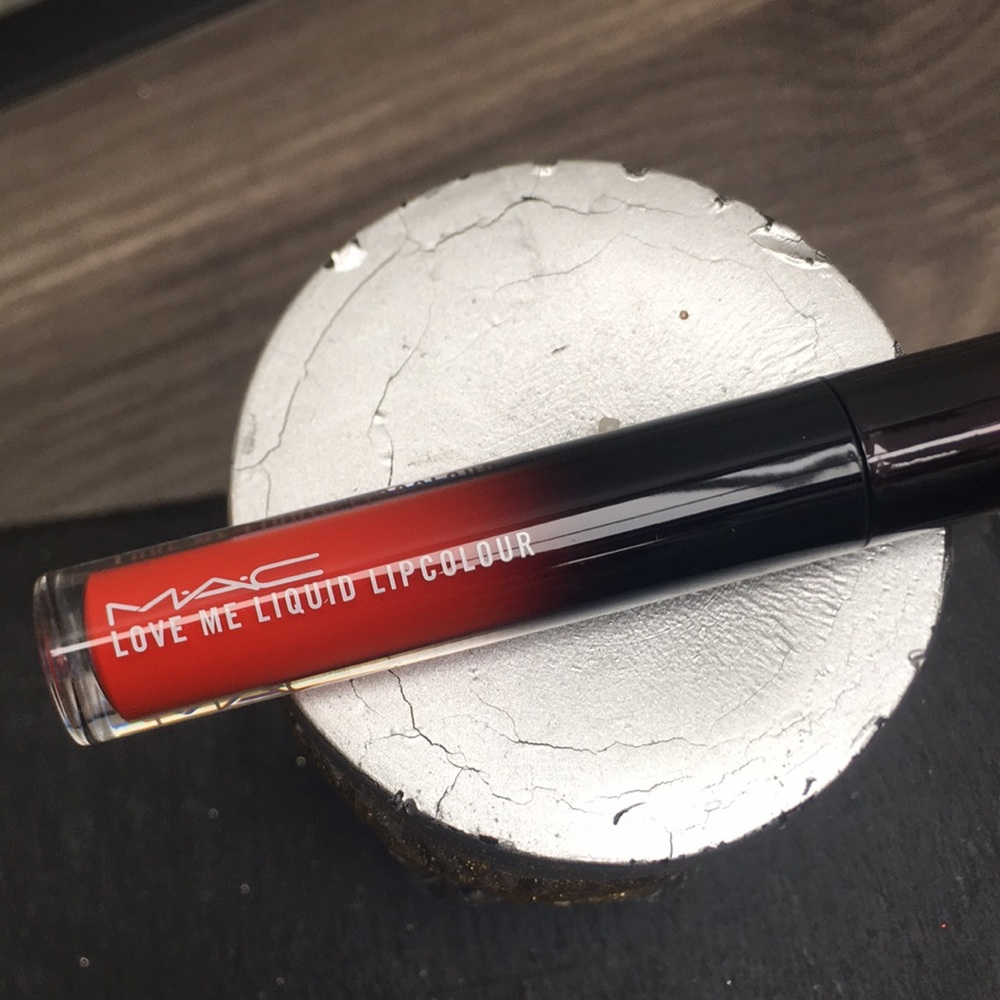 New MAC Love Me Lacquer Lipstick in “Yeah I’m Fancy” (Red)